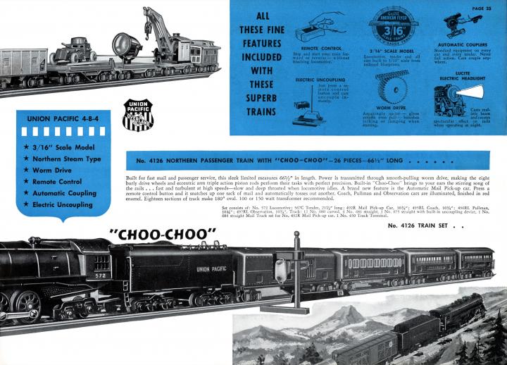 American Flyer Trains 1941, page 25 A.C. Gilbert Catalog Archive